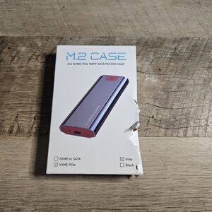 M.2 SSD Case - Gray and Black